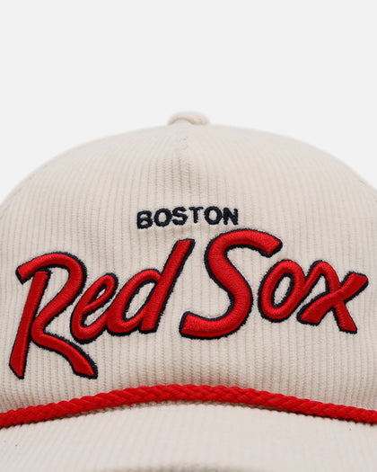 47 Brand Boston Red Sox 'Natural Script' Premium Hitch Corduroy Snapback Natural