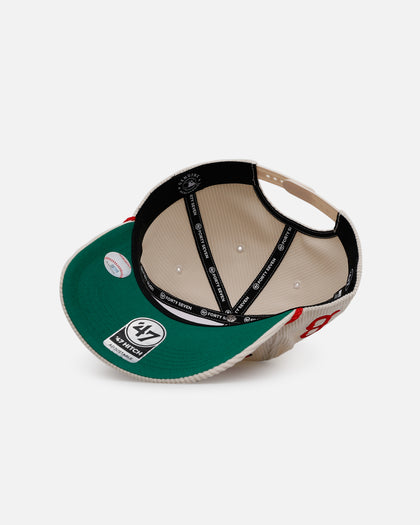 47 Brand Boston Red Sox 'Natural Script' Premium Hitch Corduroy Snapback Natural