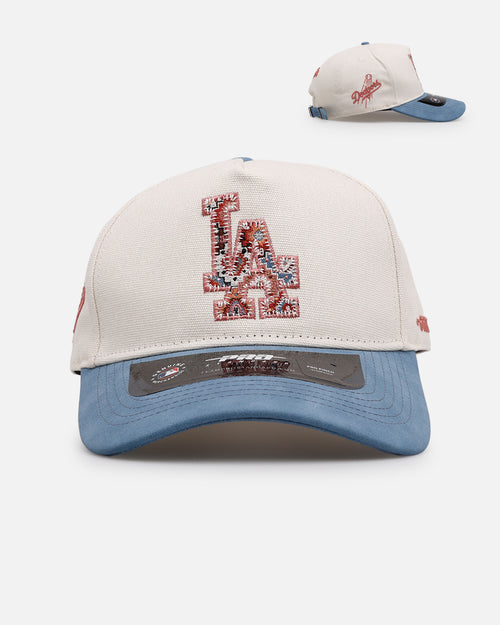 Pro Standard Los Angeles Dodgers 'Dodgers Tapestry' Pinch Front Strapback Natural