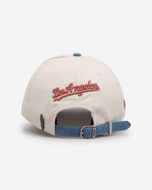 Pro Standard Los Angeles Dodgers 'Dodgers Tapestry' Pinch Front Strapback Natural