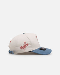 Pro Standard Los Angeles Dodgers 'Dodgers Tapestry' Pinch Front Strapback Natural