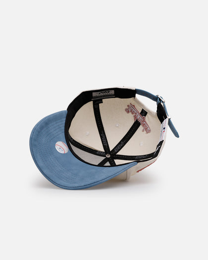 Pro Standard Los Angeles Dodgers 'Dodgers Tapestry' Pinch Front Strapback Natural