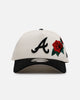 New Era Atlanta Braves 'Chrome Black Roses' 9FORTY A-Frame Snapback Chrome/Black