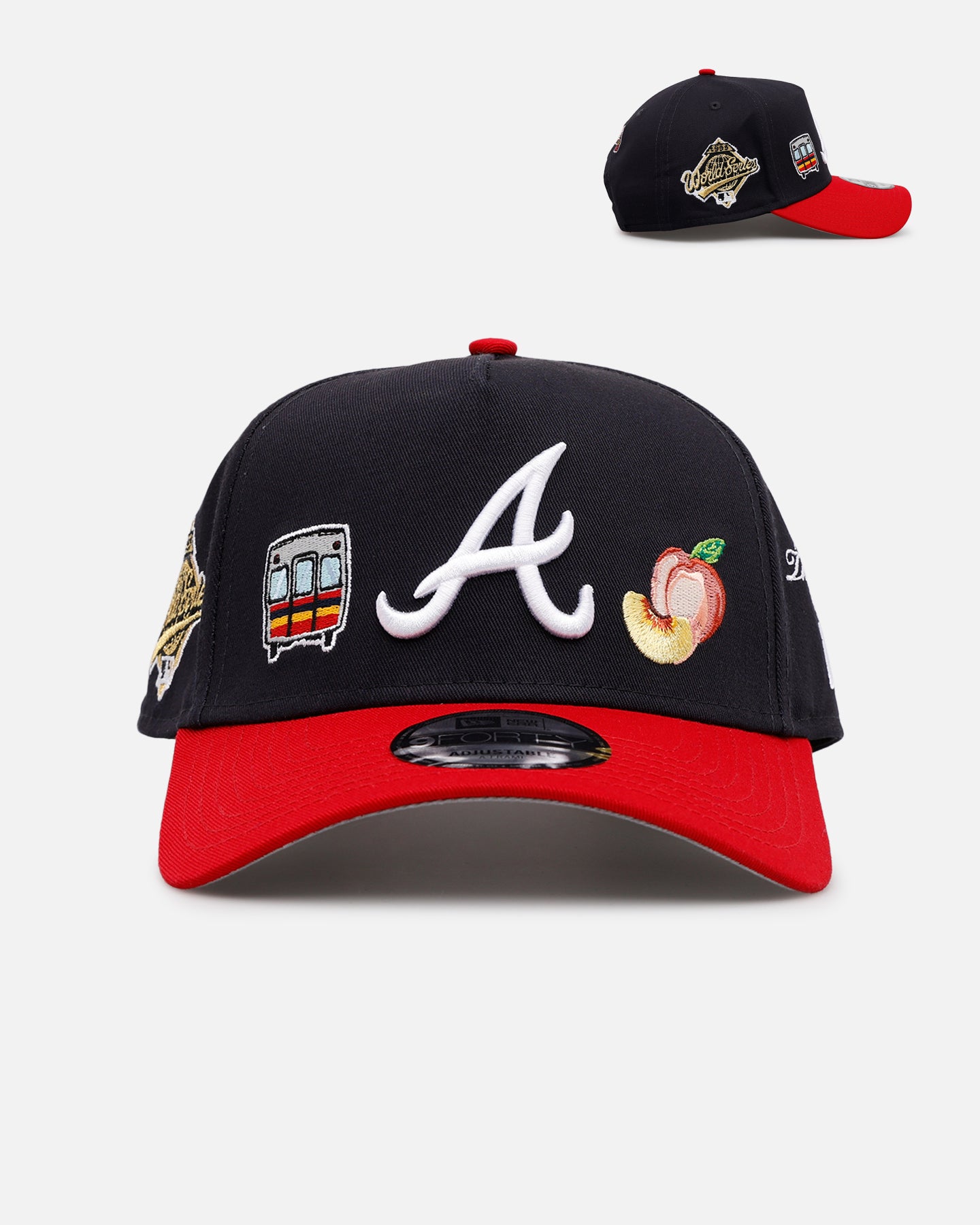 New Era Atlanta Braves 'City Icons' 9FORTY A-Frame Snapback Navy