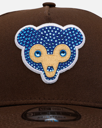 New Era Chicago Cubs 'Diamante' 9FORTY A-Frame Snapback Walnut