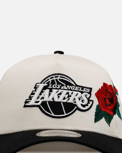 New Era Los Angeles Lakers 'Chrome Black Roses' 9FORTY A-Frame Snapback Chrome/Black