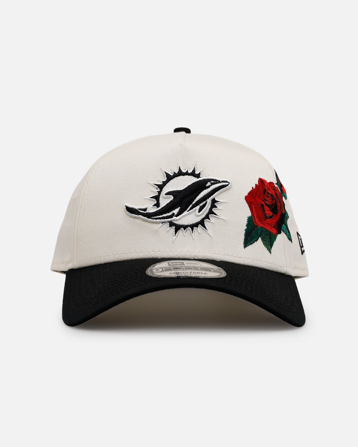 New Era Miami Dolphins 'Chrome Black Roses' 9FORTY A-Frame