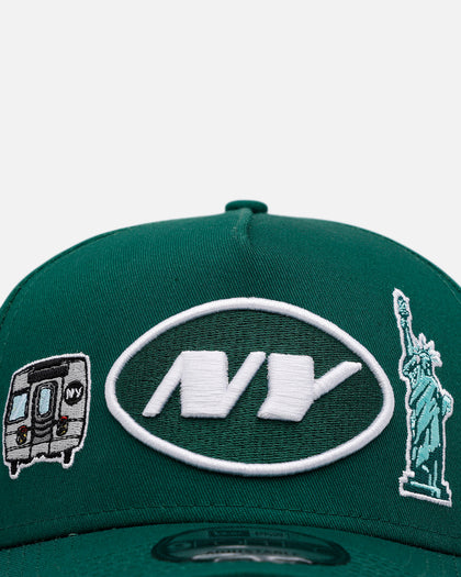 New Era New York Jets 'City Icons' 9FORTY A-Frame Snapback Green