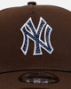 New Era New York Yankees 'Diamante' 9FORTY A-Frame Snapback Walnut