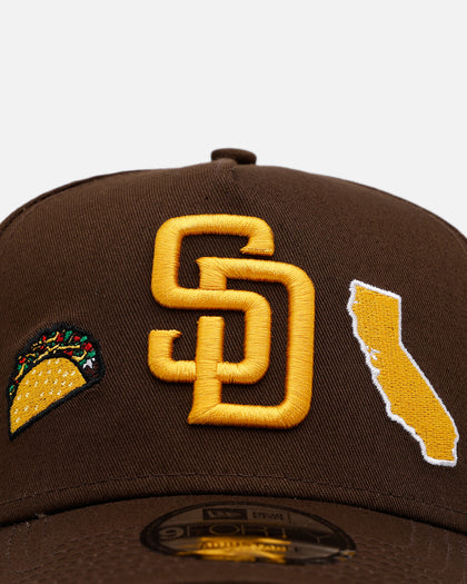 New Era San Diego Padres 'City Icons' 9FORTY A-Frame Snapback Brown
