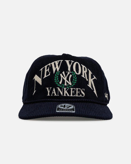 47 Brand New York Yankees 'Pitchout' 47 Hitch Corduroy Snapback Navy