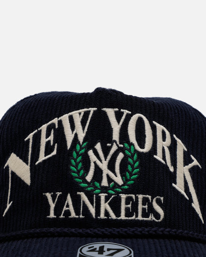 47 Brand New York Yankees 'Pitchout' 47 Hitch Corduroy Snapback Navy