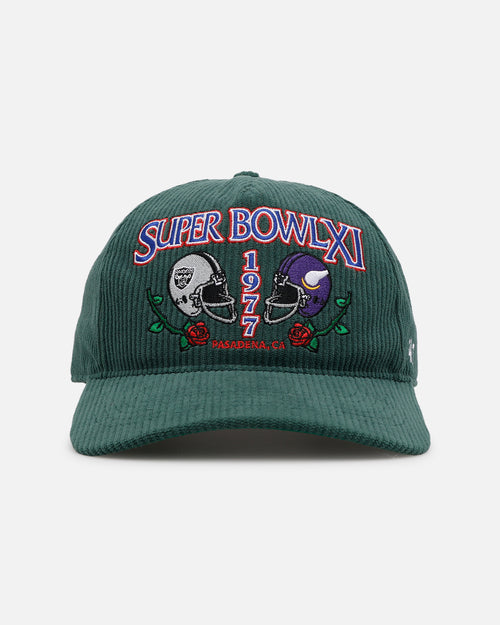 47 Brand Super Bowl XI 'Vintage Super Bowl' 47 Hitch Corduroy Snapback Green