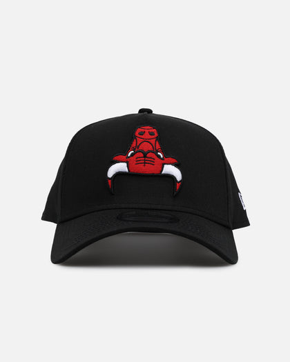 New Era Chicago Bulls 'Upside Down NBA' 9FORTY A-Frame Snapback Black