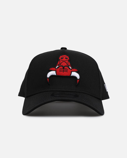 New Era Chicago Bulls 'Upside Down NBA' 9FORTY A-Frame Snapback Black