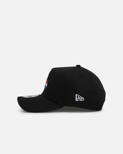 New Era Chicago Bulls 'Upside Down NBA' 9FORTY A-Frame Snapback Black