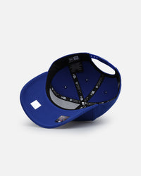 New Era Golden State Warriors 'Upside Down NBA' 9FORTY A-Frame Snapback Blue