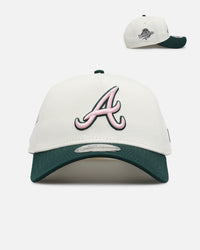 New Era Atlanta Braves 'Chrome Dark Green' 9FORTY A-Frame Snapback Chrome/Dark Green