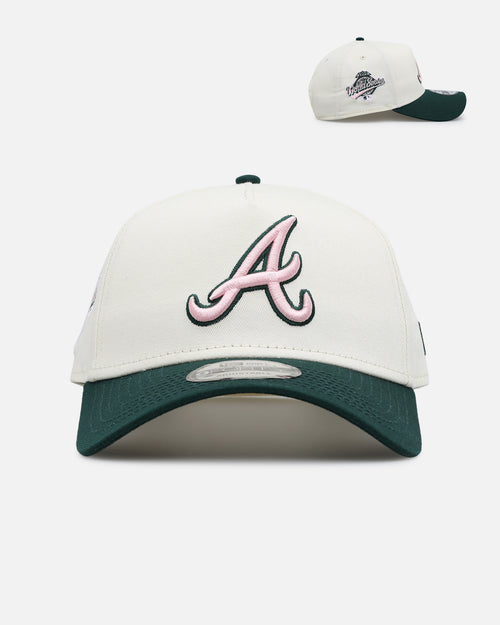 New Era Atlanta Braves 'Chrome Dark Green' 9FORTY A-Frame Snapback Chrome/Dark Green