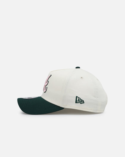 New Era Atlanta Braves 'Chrome Dark Green' 9FORTY A-Frame Snapback Chrome/Dark Green