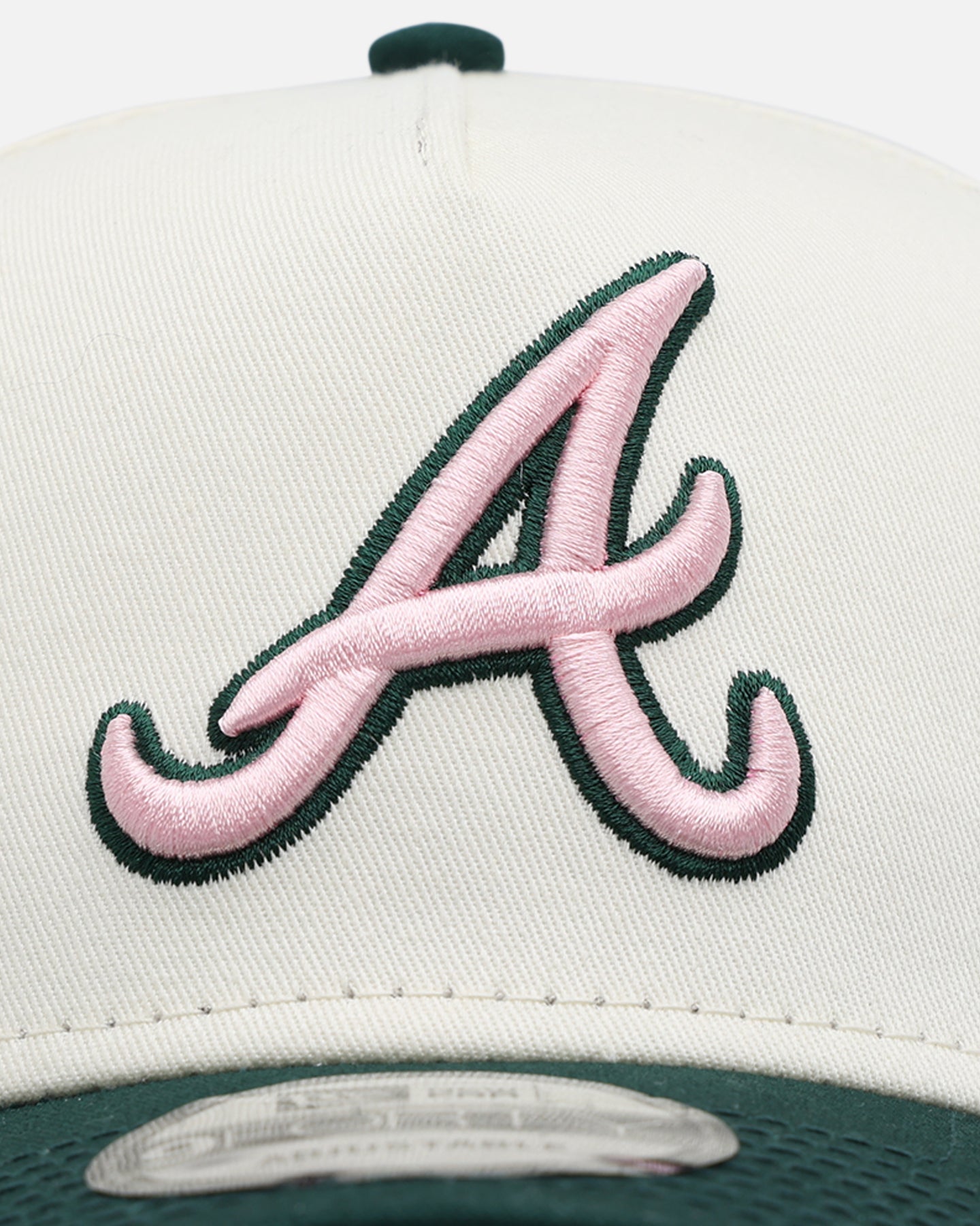 New Era Atlanta Braves 'Chrome Dark Green' 9FORTY A-Frame Snapback