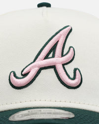 New Era Atlanta Braves 'Chrome Dark Green' 9FORTY A-Frame Snapback Chrome/Dark Green