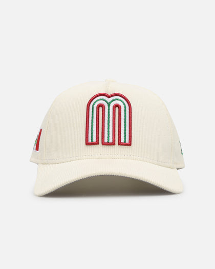 New Era Mexico National Baseball Team 'Mexico Variety Pack' 9FORTY A-Frame Corduroy Snapback Chrome