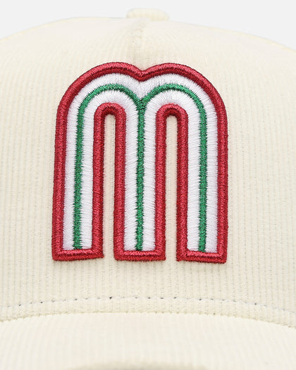 New Era Mexico National Baseball Team 'Mexico Variety Pack' 9FORTY A-Frame Corduroy Snapback Chrome