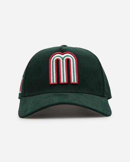 New Era Mexico National Baseball Team 'Mexico Variety Pack' 9FORTY A-Frame Corduroy Snapback Dark Green