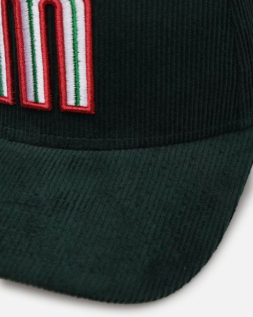 New Era Mexico National Baseball Team 'Mexico Variety Pack' 9FORTY A-Frame Corduroy Snapback Dark Green