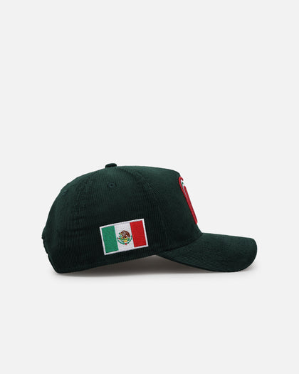 New Era Mexico National Baseball Team 'Mexico Variety Pack' 9FORTY A-Frame Corduroy Snapback Dark Green