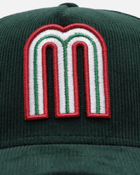 New Era Mexico National Baseball Team 'Mexico Variety Pack' 9FORTY A-Frame Corduroy Snapback Dark Green