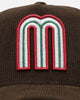New Era Mexico National Baseball Team 'Mexico Variety Pack' 9FORTY A-Frame Corduroy Snapback Walnut