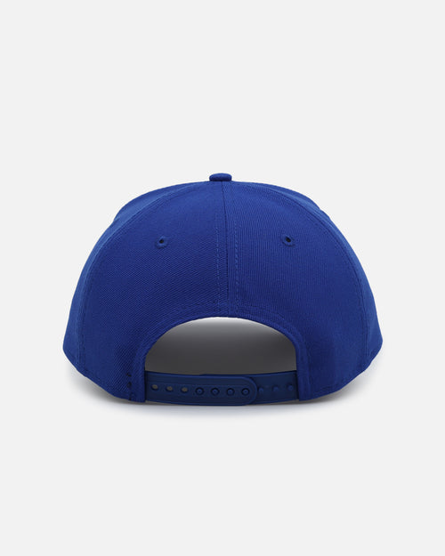 New Era New York Knicks 'Upside Down NBA' 9FORTY A-Frame Snapback Blue