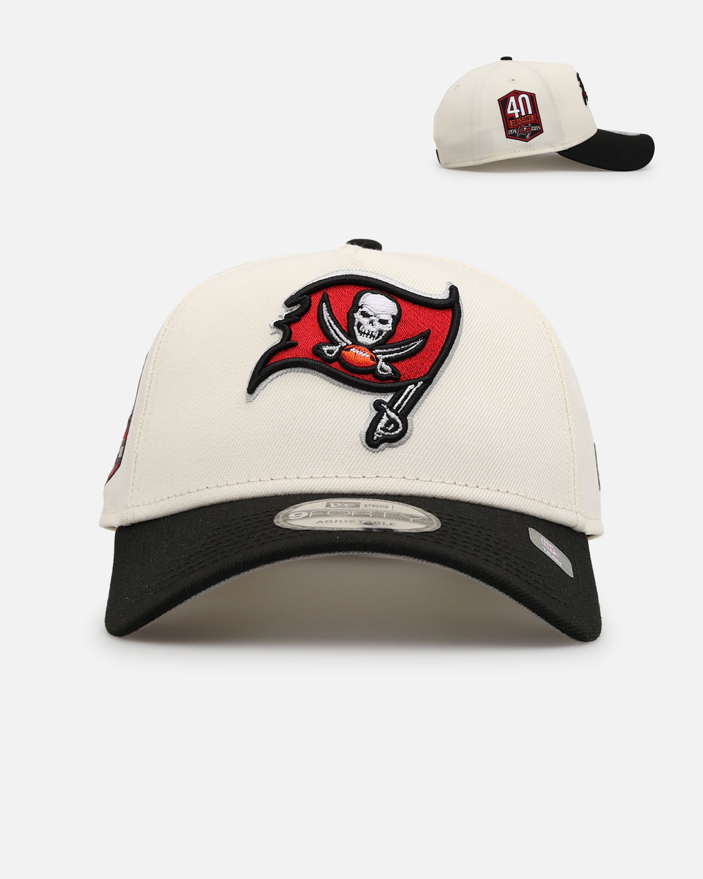 NEW ERA × 411 Premium Pin badge × 2 非売品 New Era Tampa Bay Buccaneers 'NFL Kickoff' 9FORTY A-Frame Snapback