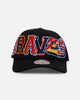 Mitchell & Ness Atlanta Braves 'Hyper Type' Pro Crown Snapback Black