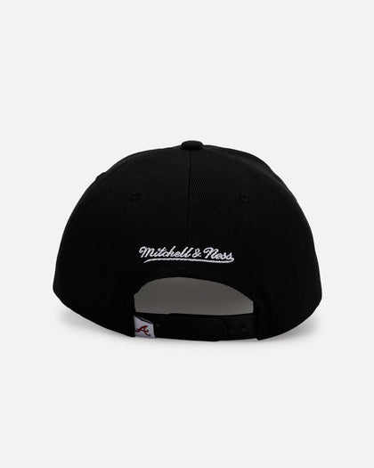 Mitchell & Ness Atlanta Braves 'Hyper Type' Pro Crown Snapback Black