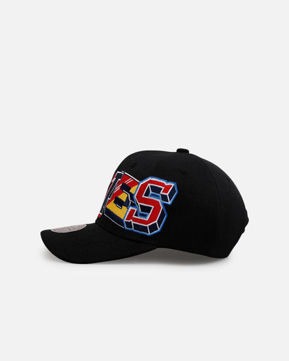 Mitchell & Ness Atlanta Braves 'Hyper Type' Pro Crown Snapback Black