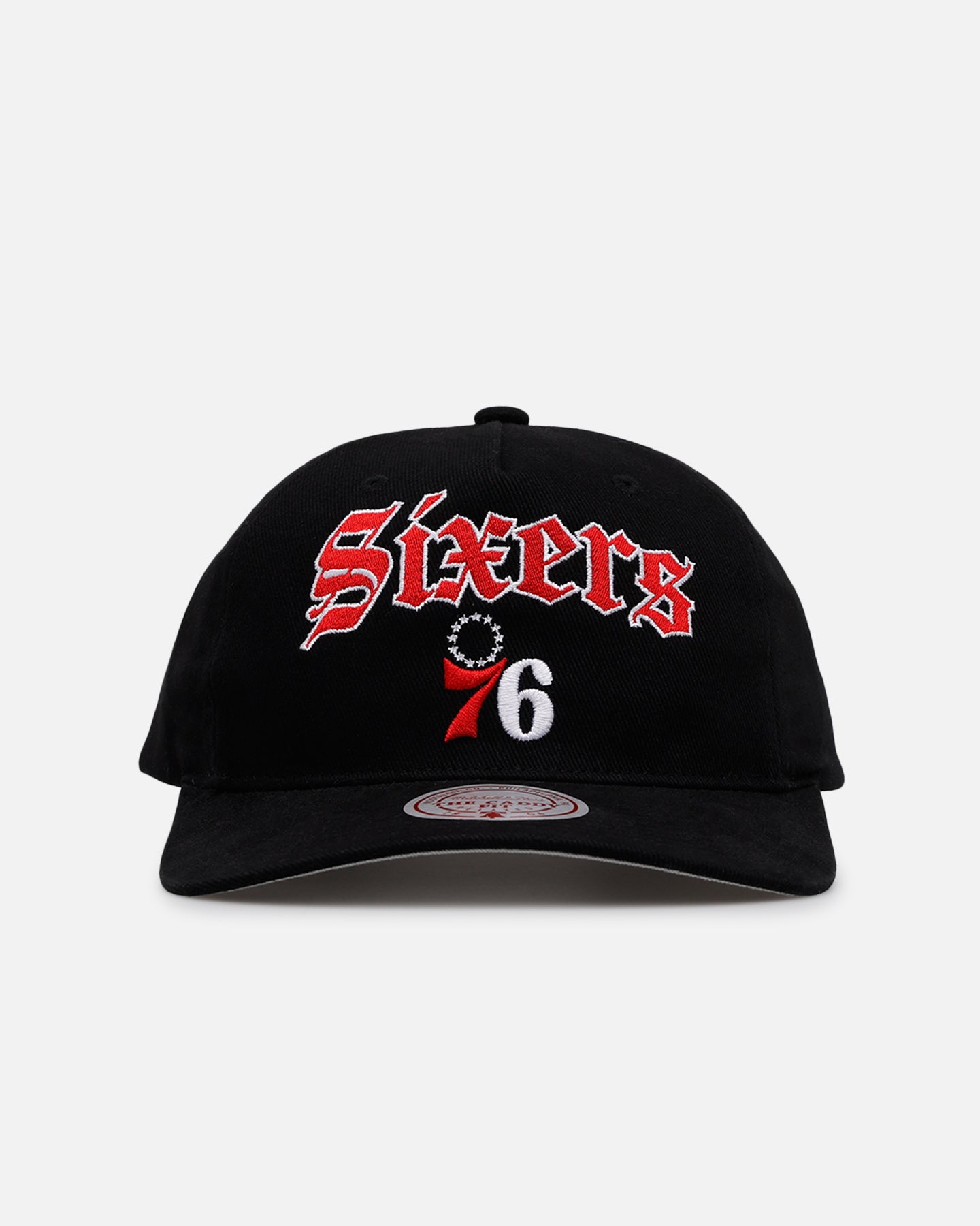 Mitchell & Ness Philadelphia 76ers 'Old English' Caddy Fit
