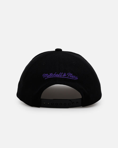 Mitchell & Ness Los Angeles Lakers 'Old English' Caddy Fit Snapback Black