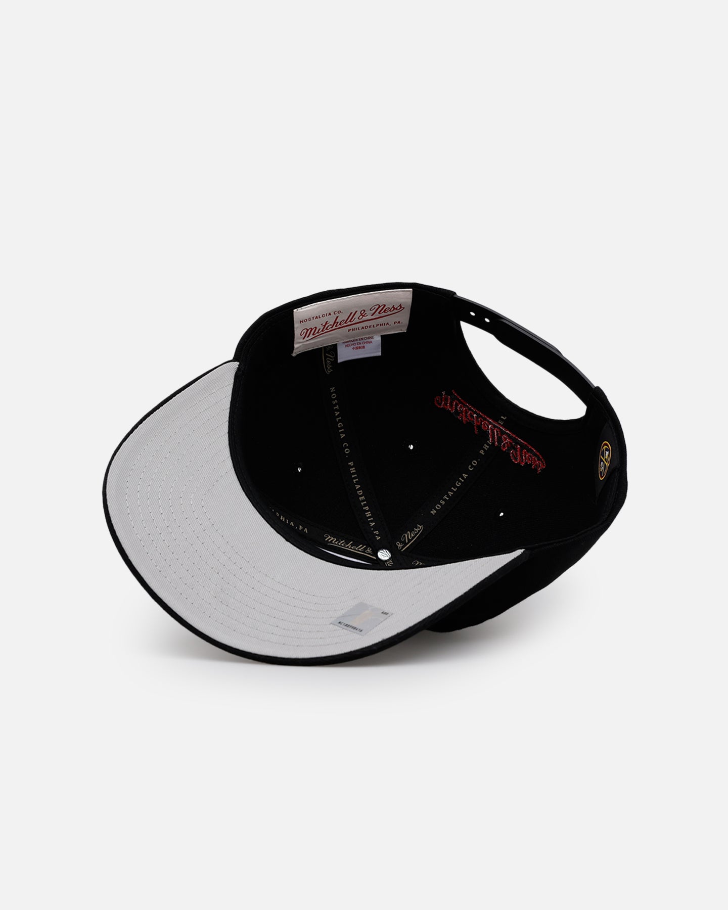 Mitchell & Ness Denver Nuggets 'Old English' Caddy Fit Snapback