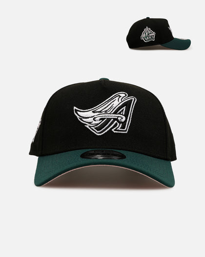 New Era Anaheim Angels 'Black Dark Green' 9FORTY A-Frame Snapback Black/Dark Green
