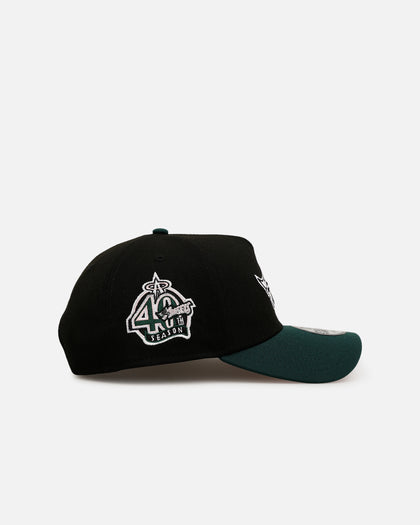 New Era Anaheim Angels 'Black Dark Green' 9FORTY A-Frame Snapback Black/Dark Green