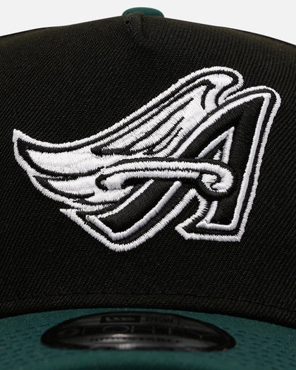 New Era Anaheim Angels 'Black Dark Green' 9FORTY A-Frame Snapback Black/Dark Green