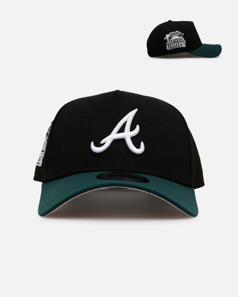 New Era Atlanta Braves 'Black Dark Green' 9FORTY A-Frame Snapback