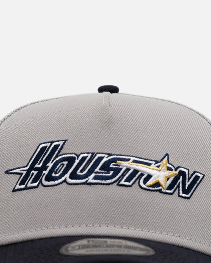 New Era Houston Astros 'Away Greys' 9FORTY A-Frame Snapback Grey