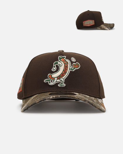 New Era Los Angeles Dodgers 'Great Outdoors' 9FORTY A-Frame Snapback Brown/Camo