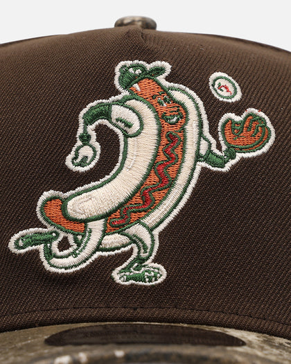 New Era Los Angeles Dodgers 'Great Outdoors' 9FORTY A-Frame Snapback Brown/Camo