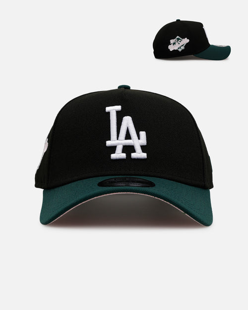 New Era Los Angeles Dodgers 'Black Dark Green' 9FORTY A-Frame Snapback Black/Dark Green