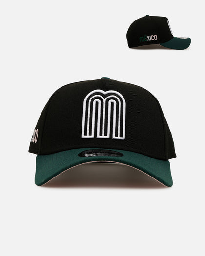 New Era Mexico National Baseball Team 'Black Dark Green' 9FORTY A-Frame Snapback Black/Dark Green